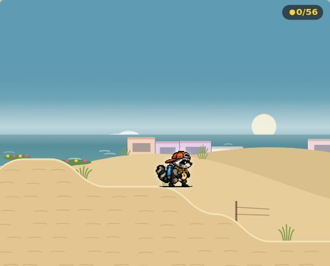 Fog & Sand flavor: soft fog, rolling sand dunes and pastel rowhouses